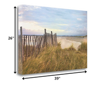 39" Beyond the White Sandy Beaches Giclee Wrap Canvas Wall Art