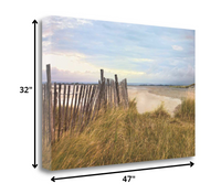 47" Beyond the White Sandy Beaches Giclee Wrap Canvas Wall Art