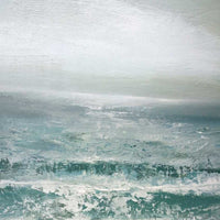 20" Gushing Ocean Waves Giclee Wrap Canvas Wall Art