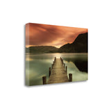 24" Gorgeous Sunset over the Lake Giclee Wrap Canvas Wall Art