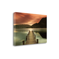 39" Gorgeous Sunset over the Lake Giclee Wrap Canvas Wall Art