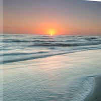 Early Morning Sunrise On The Beach 1 Giclee Wrap Canvas Wall Art