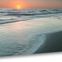 Early Morning Sunrise On The Beach 1 Giclee Wrap Canvas Wall Art