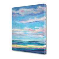 20" Colorful Painted Sky Giclee Wrap Canvas Wall Art