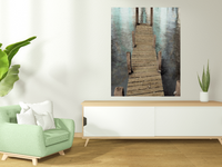 Small Dock on the Water 1 Giclee Wrap Canvas Wall Art