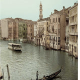 25" Venetian Grand Canals with GondolaGiclee Wrap Canvas Wall Art.