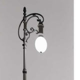 47" Vintage Black and White Lamppost  Giclee Wrap Canvas Wall Art