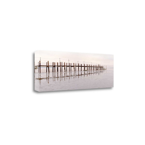 Beach Pier 1 Giclee Wrap Canvas Wall Art