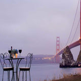 Bistro Café For Two Golden Gate Bridge 1 Giclee Wrap Canvas Wall Art