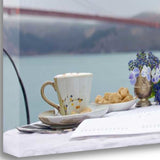 Tea Time For Two Golden Gate Bridge 1 Giclee Wrap Canvas Wall Art