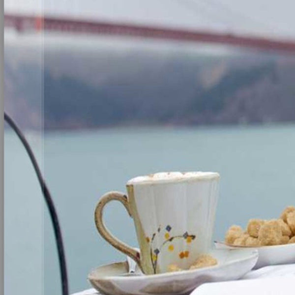 Tea Time For Two Golden Gate Bridge 1 Giclee Wrap Canvas Wall Art