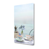 Outdoor Tea Party For Two 1 Giclee Wrap Canvas Wall Art
