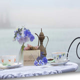 Up Close Tea Party For Two 1 Giclee Wrap Canvas Wall Art