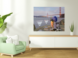 Beach Style Brunch For Two Golden Gate Bridge 1 Giclee Wrap Canvas Wall Art