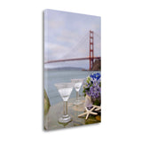 Beach Date For Two Golden Gate Bridge 1 Giclee Wrap Canvas Wall Art