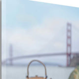 Tea Set For Two Golden Gate Bridge 1 Giclee Wrap Canvas Wall Art