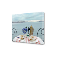 Romantic Brunch For Two Giclee 1 Wrap Canvas Wall Art