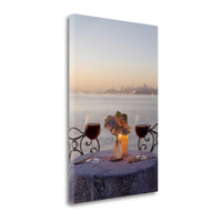 Sunset Date 1 For Two City Giclee Wrap Canvas Wall Art
