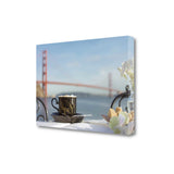 Café Mug Golden Gate Bridge 1 Giclee Wrap Canvas Wall Art