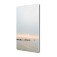 Sunset at the Fishing Boat Pier 1 Giclee Wrap Canvas Wall Art