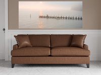 Sunset at the Pier 1 Giclee Wrap Canvas Wall Art