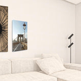 19" Contemporary Photograph of Brooklyn Bridge Gallery Wrap Canvas Wall Art