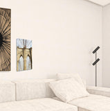 16" Modern and Sleek Architectural Brooklyn Bridge Gallery Wrap Canvas Wall Art