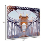 23" Spellbinding Suspension Bridge Giclee Wrap Canvas Wall Art