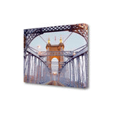 27" Spellbinding Suspension Bridge Giclee Wrap Canvas Wall Art