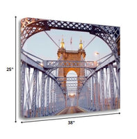 27" Spellbinding Suspension Bridge Giclee Wrap Canvas Wall Art