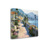 23" Coastal Promenade Print on Gallery Wrap Canvas Wall Art