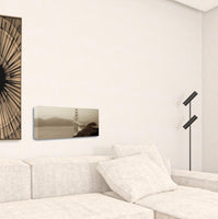 40" Sepia Tone Bridge to the City  Gallery Wrap Canvas Wall Art