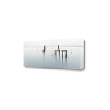 40" Abandoned Group of Piers In the Mist Giclee Wrap Canvas Wall Art