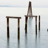 40" Abandoned Group of Piers In the Mist Giclee Wrap Canvas Wall Art