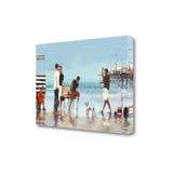 28" Fun at the Beach Canvas Wall Art