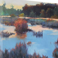 Watercolor Pond Landscape 1 Giclee Wrap Canvas Wall Art