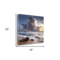 Beach Sunrise View 1 Giclee Wrap Canvas Wall Art