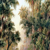 21" Tropical Green River Print on Gallery Wrap Canvas Wall Art