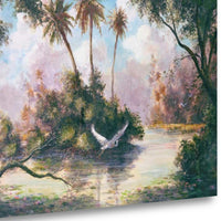 Tropical Everglades 1 Giclee Wrap Canvas Wall Art