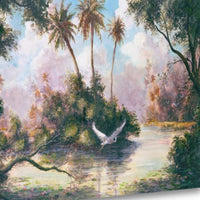 Tropical Everglades 2 Giclee Wrap Canvas Wall Art