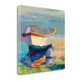 20" Artistic Rowboat on a Lake Gallery Wrap Canvas Wall Art