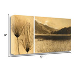 32" Nature Photography Sepia Tone Gallery Wrap Canvas Wall Art