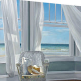 Reading Spot With Beach View 1 Giclee Wrap Canvas Wall Art