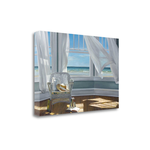 Reading Spot With Beach View 2 Giclee Wrap Canvas Wall Art