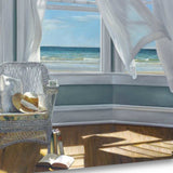 Reading Spot With Beach View 2 Giclee Wrap Canvas Wall Art