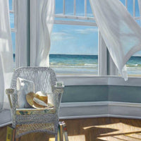 Reading Spot With Beach View 2 Giclee Wrap Canvas Wall Art