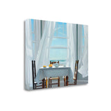 28" Teatime by the Seaside Print on Gallery Wrap Canvas Wall Art