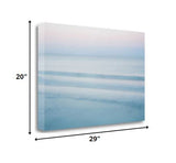 26"  Scenic Blue Waters Giclee Wrap Canvas Wall Art