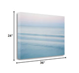 26"  Scenic Blue Waters Giclee Wrap Canvas Wall Art