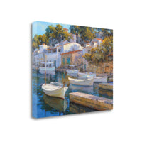 28" Vintage Inspired European Cove Gallery Wrap Canvas Wall Art